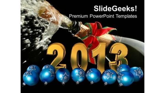 Christmas And New Year Celebration Festival PowerPoint Templates Ppt Backgrounds For Slides 1212