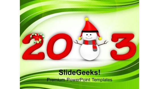 Christmas And New Year Theme Holidays PowerPoint Templates Ppt Backgrounds For Slides 1212