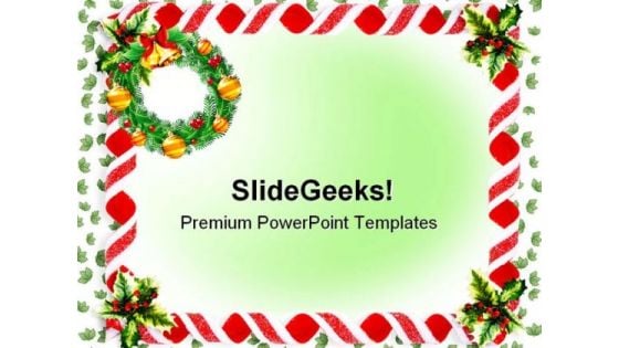 Christmas Background Festival PowerPoint Themes And PowerPoint Slides 0611