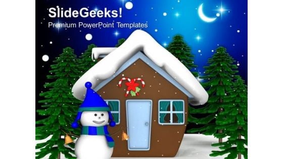 Christmas Background With Smiling Snowman PowerPoint Templates Ppt Backgrounds For Slides 1212 Christmas Background With Smiling Snowman PowerPoint Templates Ppt Backgrounds For Slides 1212