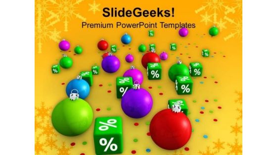 Christmas Balls Discount Shopping PowerPoint Templates Ppt Backgrounds For Slides 1112 Christmas Balls Discount Shopping PowerPoint Templates Ppt Backgrounds For Slides 1112