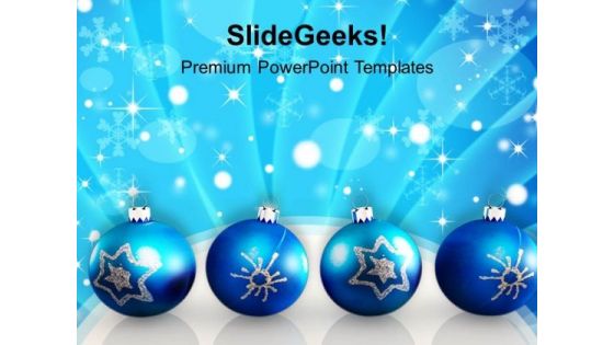 Christmas Baubles Holidays PowerPoint Templates Ppt Background For Slides 1112