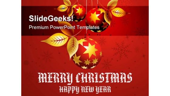 Christmas Concept Festival PowerPoint Themes And PowerPoint Slides 0811