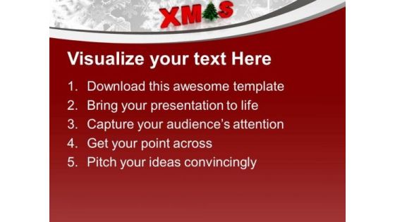 Christmas Concept Winter Background PowerPoint Templates Ppt Backgrounds For Slides 0113