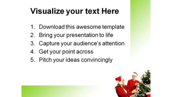 Christmas Decorations Festival PowerPoint Themes And PowerPoint Slides 0411