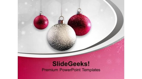 Christmas Decorative Ornaments PowerPoint Templates Ppt Backgrounds For Slides 1112