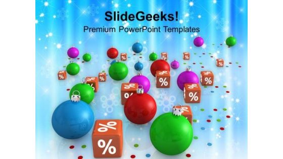 Christmas Discount Sale Shopping PowerPoint Templates Ppt Backgrounds For Slides 1112