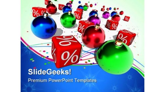 Christmas Discount Sales PowerPoint Themes And PowerPoint Slides 0611