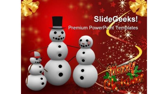 Christmas Family Events PowerPoint Templates And PowerPoint Backgrounds 0411