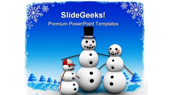 Christmas Family PowerPoint Backgrounds And Templates 0111