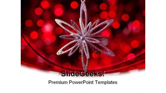 Christmas Festival PowerPoint Backgrounds And Templates 0111