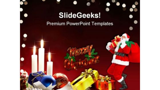 Christmas Festival PowerPoint Templates And PowerPoint Backgrounds 0511