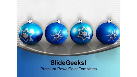 Christmas Filigree Festival PowerPoint Templates Ppt Backgrounds For Slides 1112