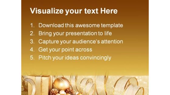 Christmas Gift Festival PowerPoint Templates And PowerPoint Backgrounds 0411