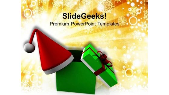 Christmas Gifts And Celebration PowerPoint Templates Ppt Backgrounds For Slides 0513