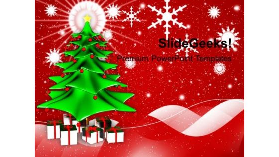 Christmas Gifts And New Year Concept PowerPoint Templates Ppt Backgrounds For Slides 1112