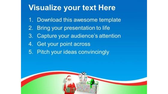 Christmas Gifts Celebration Holidays PowerPoint Templates Ppt Backgrounds For Slides 1112