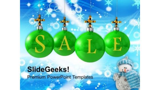 Christmas Sale Shopping PowerPoint Templates Ppt Backgrounds For Slides 1112