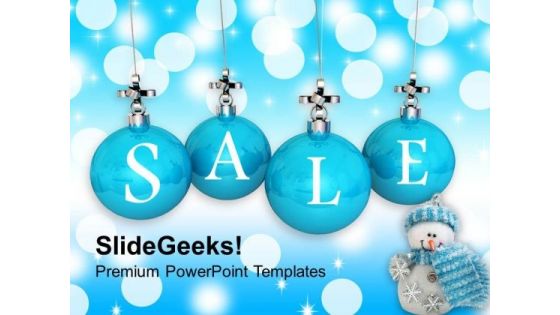Christmas Sale Winter Shopping PowerPoint Templates Ppt Backgrounds For Slides 1112