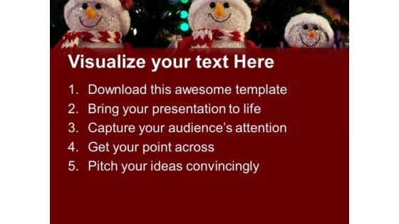 Christmas Santa Celebration Festival PowerPoint Templates Ppt Backgrounds For Slides 1212