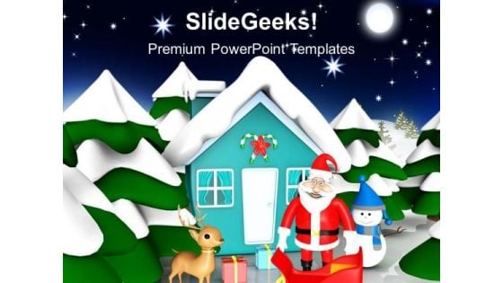 Christmas Scene At Night Events PowerPoint Templates Ppt Backgrounds For Slides 1212 Christmas Scene At Night Events PowerPoint Templates Ppt Backgrounds For Slides 1212