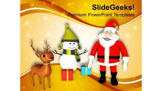 Christmas Theme Festival Holidays PowerPoint Templates Ppt Backgrounds For Slides 1212