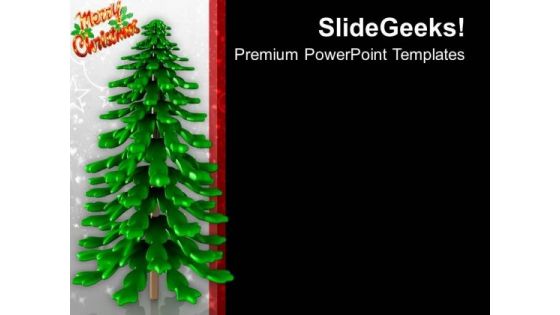 Christmas Tree Celebration PowerPoint Templates Ppt Backgrounds For Slides 0113