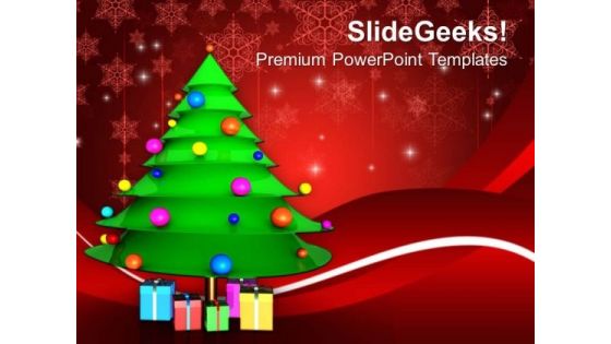 Christmas Tree With Presents Events PowerPoint Templates Ppt Backgrounds For Slides 1212 Christmas Tree With Presents Events PowerPoint Templates Ppt Backgrounds For Slides 1212