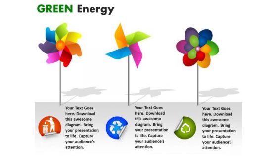 Circle Charts Green Energy PowerPoint Slides And Ppt Diagram Templates