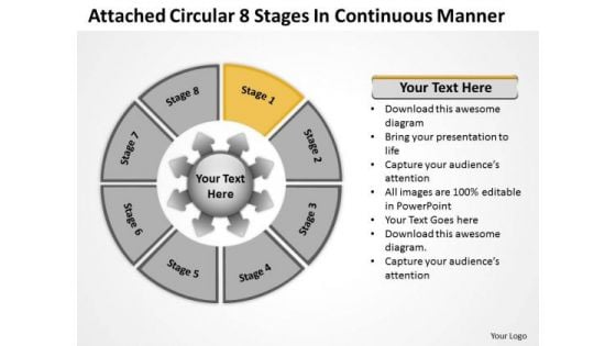 Circular 8 Stages In Continuous Manner Ppt Relative Cycle Arrow Chart PowerPoint Templates