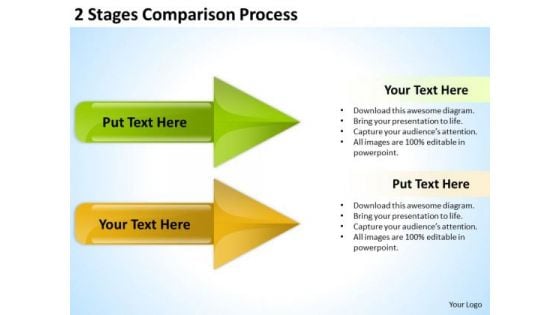 Circular Arrow PowerPoint Stages Comparison Process Templates Ppt Backgrounds For Slides