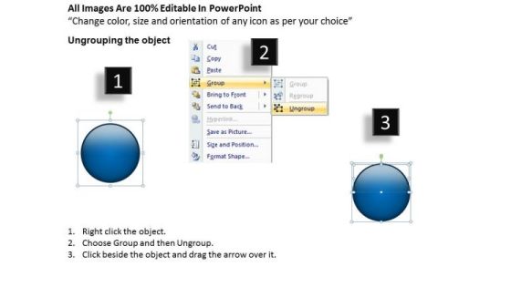 Circular Arrow Process 5 Issues Support Flow Chart PowerPoint Slides Slide02
