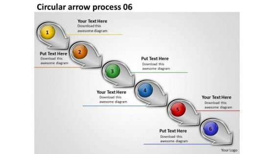 Circular Arrow Process PowerPoint Flow Chart Slides Circular Arrow Process PowerPoint Flow Chart Slides