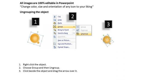 Circular Boxes Process Innovation Diagram Business Flowchart PowerPoint Slides