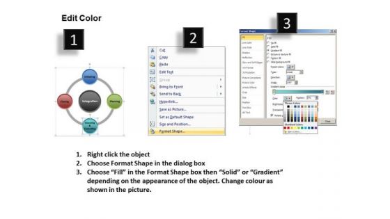 Circular Bubble Process Diagram PowerPoint Templates Ppt Slides