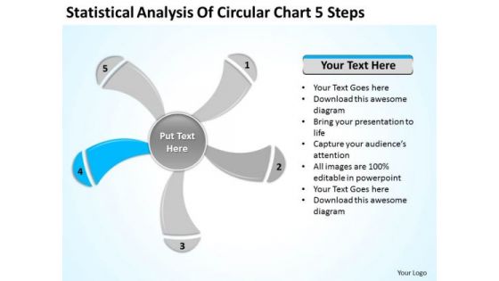 Circular Chart 5 Steps Ppt Business Plan For PowerPoint Templates