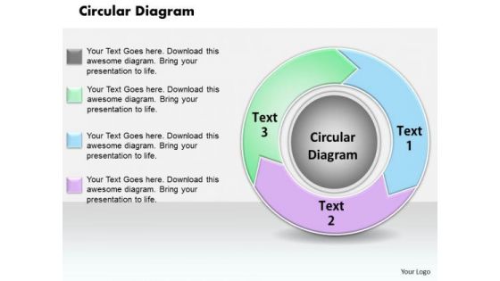 Circular Diagram PowerPoint Presentation Template