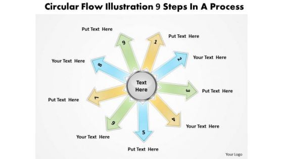 Circular Flow Illustrate 9 Steps In Process Cycle Chart PowerPoint Slides Circular Flow Illustrate 9 Steps In Process Cycle Chart PowerPoint Slides
