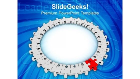 Circular Jigsaw Puzzle Leadership Concept PowerPoint Templates Ppt Backgrounds For Slides 0213 Circular Jigsaw Puzzle Leadership Concept PowerPoint Templates Ppt Backgrounds For Slides 0213
