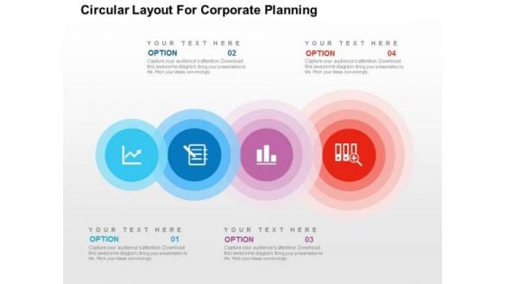 Circular Layout For Corporate Planning PowerPoint Template