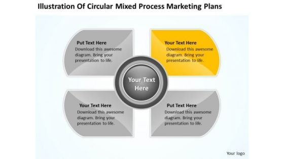 Circular Mixed Process Marketing Plans Ppt Business Software Download PowerPoint Templates