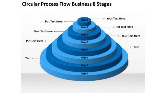 Circular Process Flow Business 8 Stages Ppt Busness Plan PowerPoint Slides