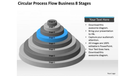 Circular Process Flow Business 8 Stages Ppt Planning Software PowerPoint Slides