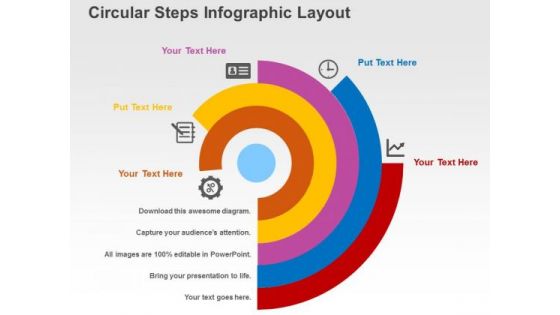 Circular Steps Infographic Layout PowerPoint Templates