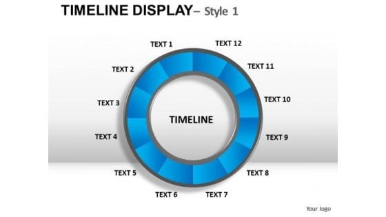 Circular Timeline Chart PowerPoint Slides And Ppt Templates