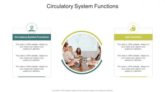 Circulatory System Functions In Powerpoint And Google Slides Cpb