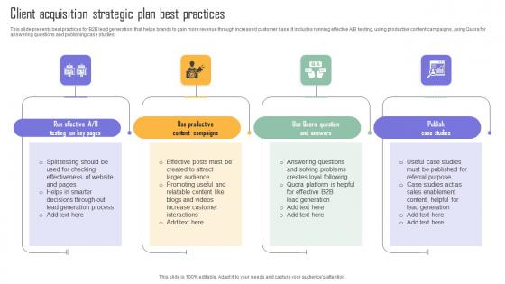 Client Acquisition Strategic Plan Best Practices Download Pdf Client Acquisition Strategic Plan Best Practices Download Pdf