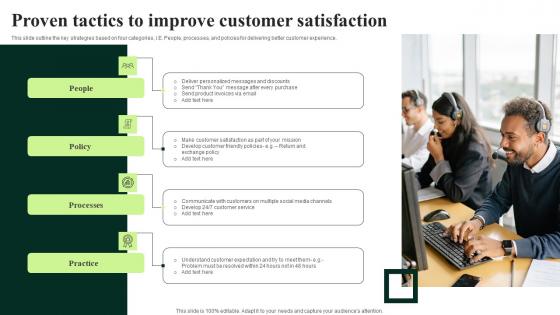 Client Feedback Strategies Proven Tactics To Improve Customer Satisfaction Sample Pdf