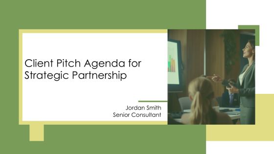 Client Pitch Agenda For Strategic Partnership PPT Example AT