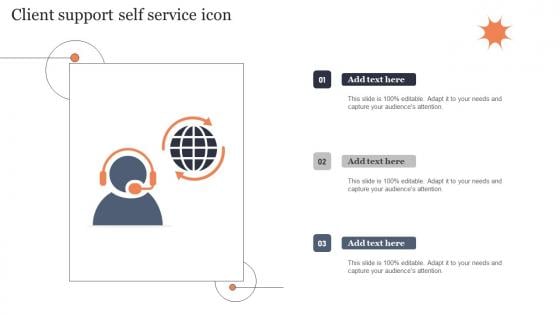 Client Support Self Service Icon Diagrams Pdf